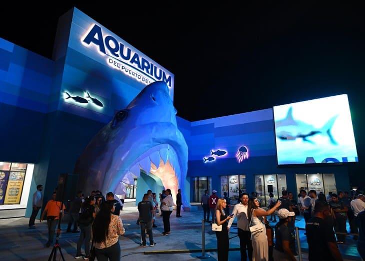 Aquarium del Puerto de Veracruz reabre sus puertas estrenando nueva fachada