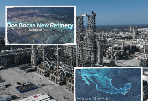 Rocío Nahle comparte felicitación de Samsung por refinería de Dos Bocas
