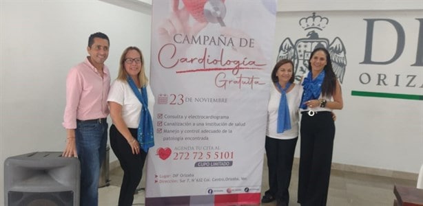 DIF Orizaba anuncia 3era Campaña de Cardiología, ¡apunta la fecha!