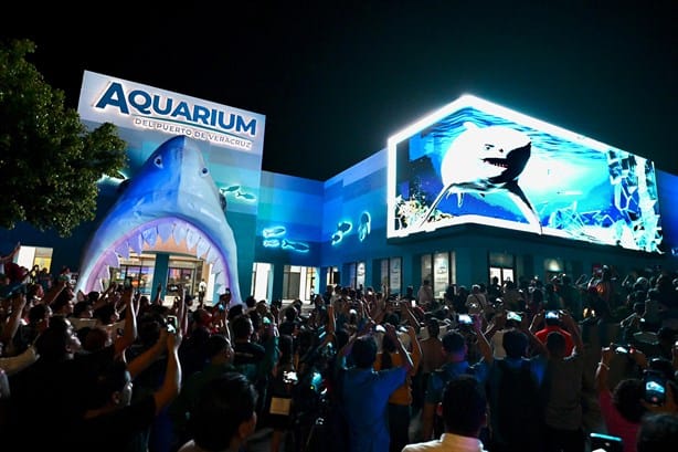 Aquarium del Puerto de Veracruz reabre sus puertas estrenando nueva fachada