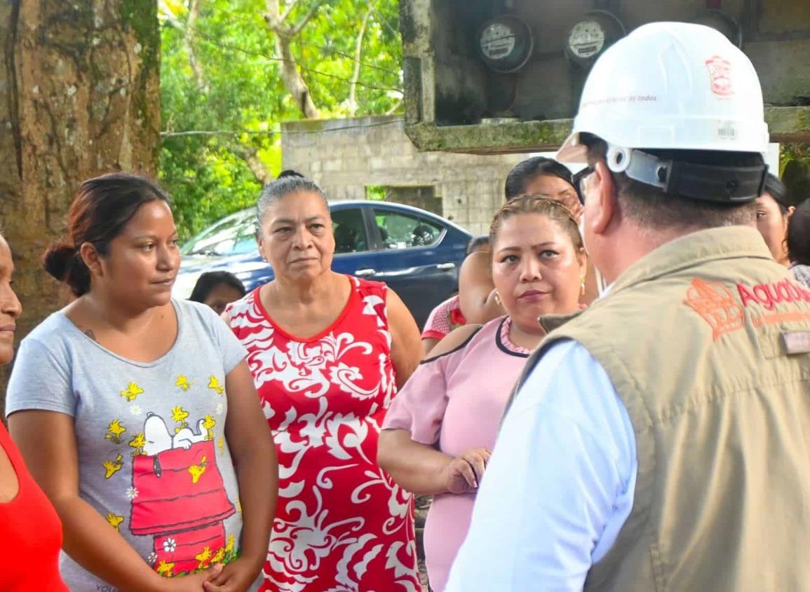 Arranca obra de amplificación de red eléctrica en ejido de Agua Dulce