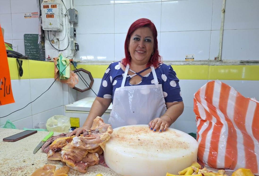 Así se encuentra el precio del pollo en los mercados de Veracruz