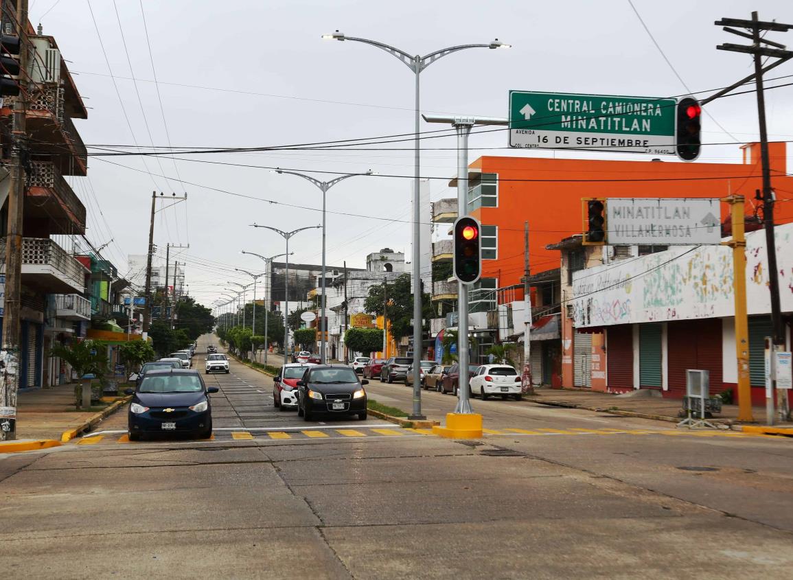 Nuevos semáforos en Coatzacoalcos: en esta zona comenzará instalación