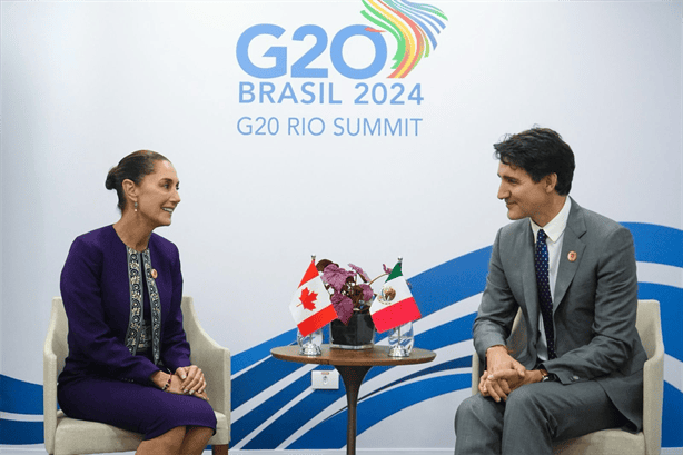 Claudia Sheinbaum refuerza la cooperación con Biden y Trudeau en el G20