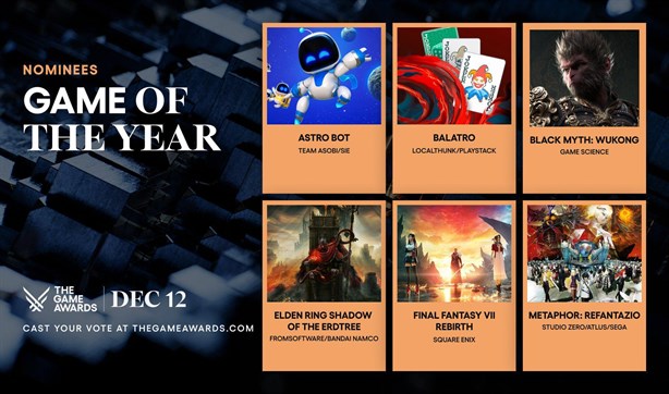 The Game Awards 2024: Estos son los videojuegos nominados al Goty | ¿Dónde jugarlos?