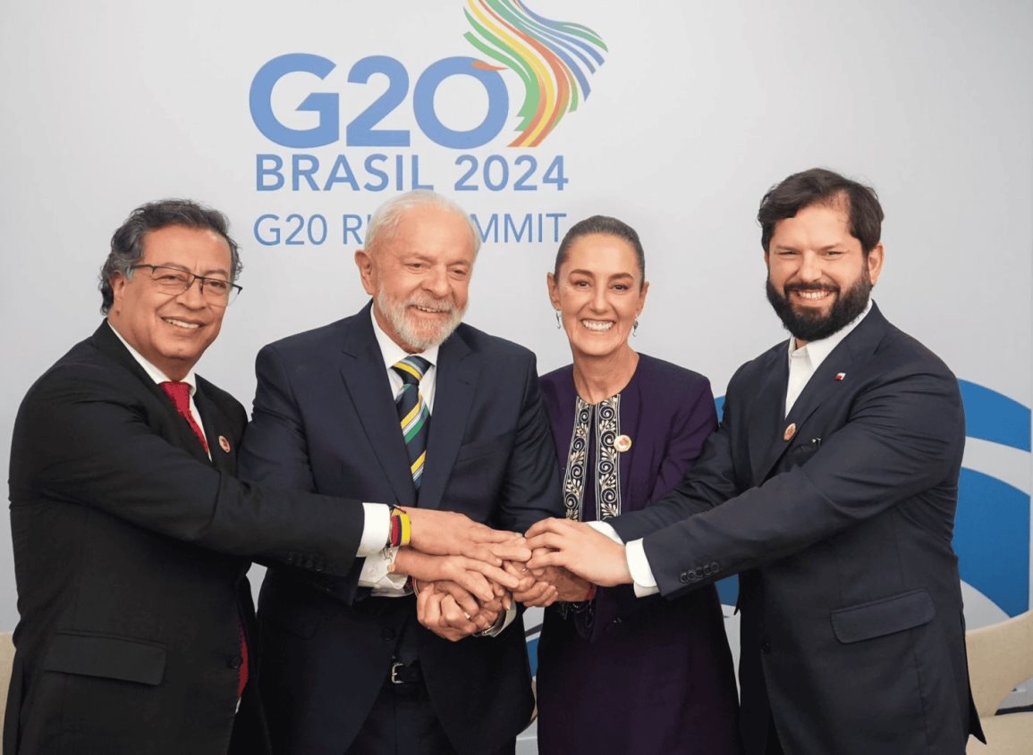 Destaca presidenta Claudia Sheinbaum en el G20; así fue su participación