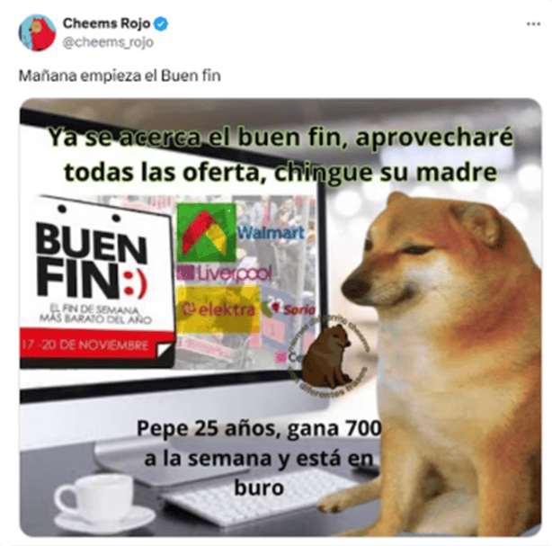 El Buen Fin: Los mejores MEMES de este fin de semana de descuentos 2024 