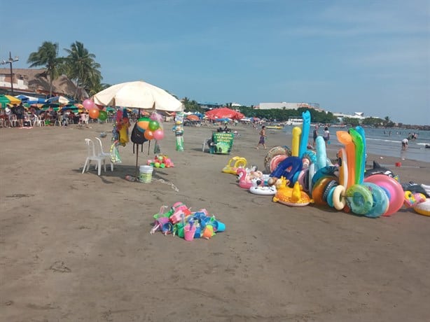 Poca afluencia en las playas y centro histórico de Veracruz en día feriado