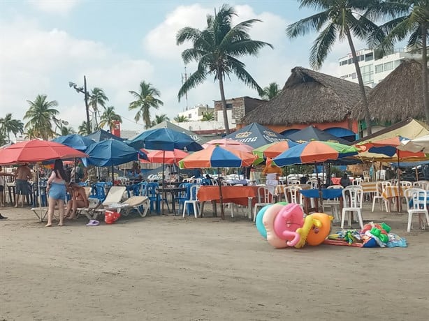 Poca afluencia en las playas y centro histórico de Veracruz en día feriado