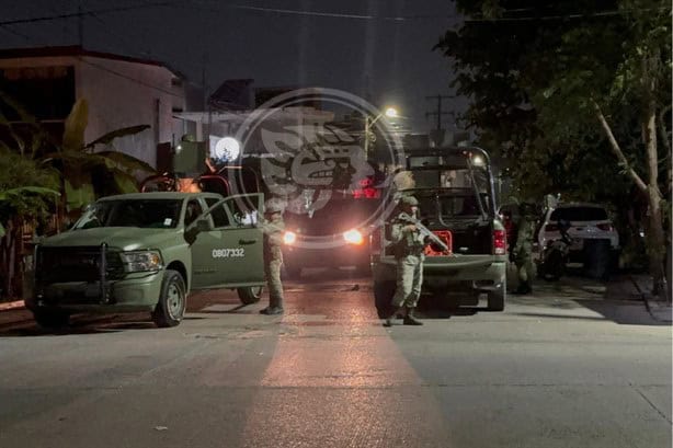 Intenso operativo en Poza Rica tras reporte de disparos cerca de una escuela