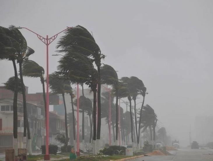 Conagua alerta de impacto de surada con rachas de 55 a 75 km/h en dos municipios del sur de Veracruz