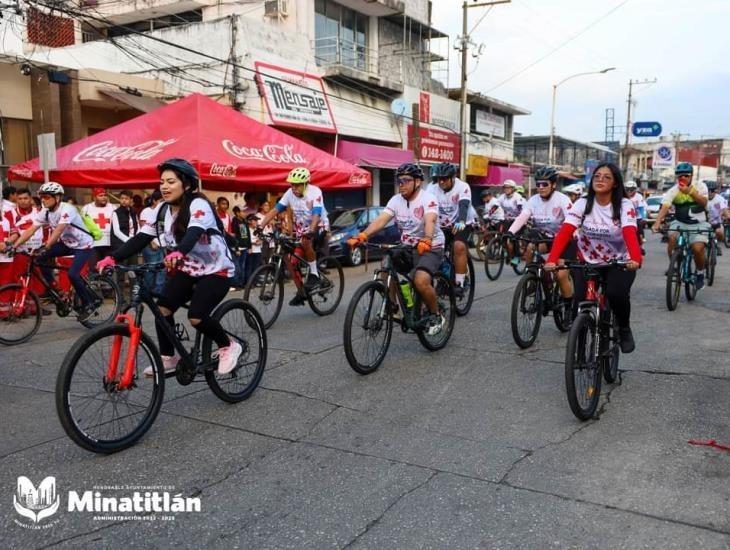 Éxito rodada "Por Un Corazón Sano" en Minatitlán