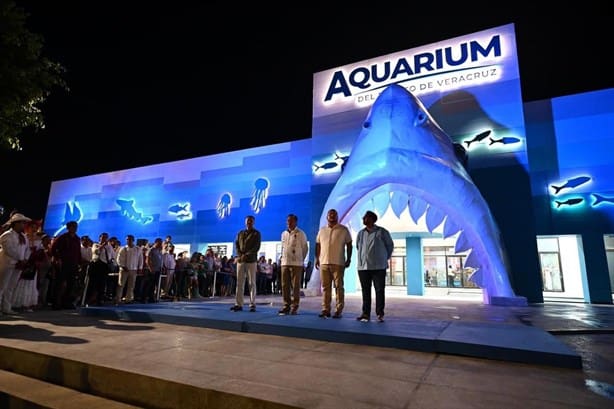 Aquarium de Veracruz es reinaugurado; tiene una megapantalla y es el más grande de Latinoamérica