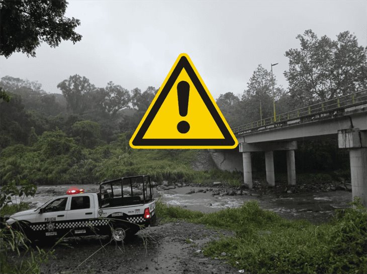 Emiten alerta preventiva ante fuertes lluvias en Misantla 