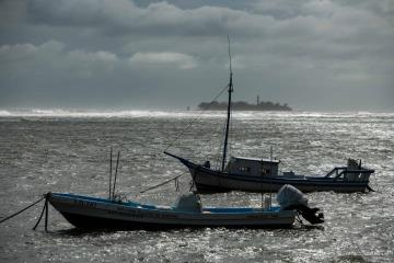 Cierran puerto de Veracruz a la navegación menor por vientos del norte