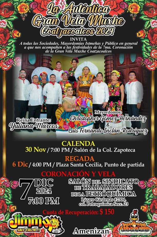 En esta fecha se realizará vela Muxhe en Coatzacoalcos; ¿en que consiste esta festividad?