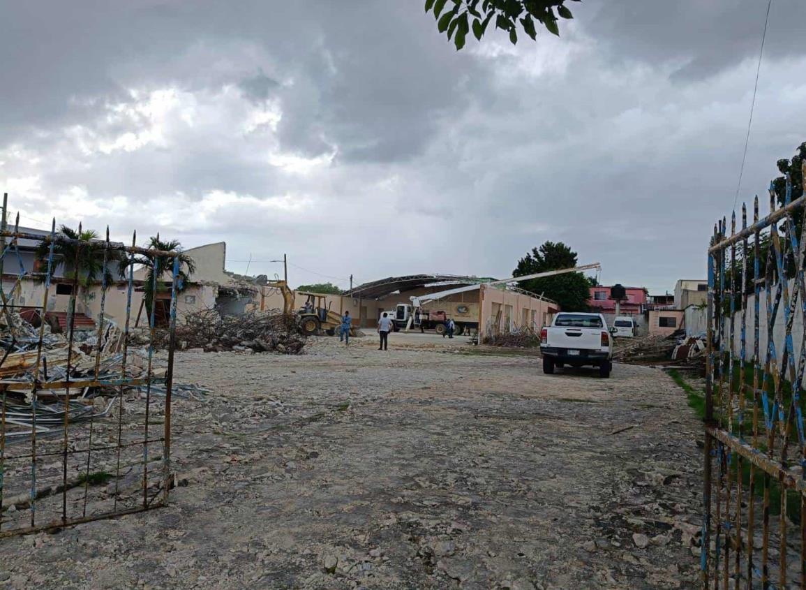 Demuelen histórico Salón Club de Leones en Las Choapas