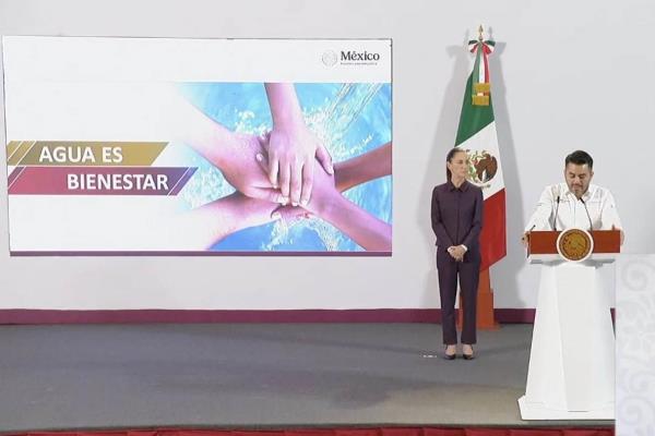 Claudia Sheinbaum presenta el Plan Nacional Hídrico en México