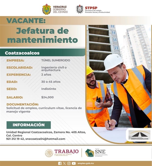 Túnel Sumergido abre vacante con sueldo de 24 mil pesos: aquí los requisitos