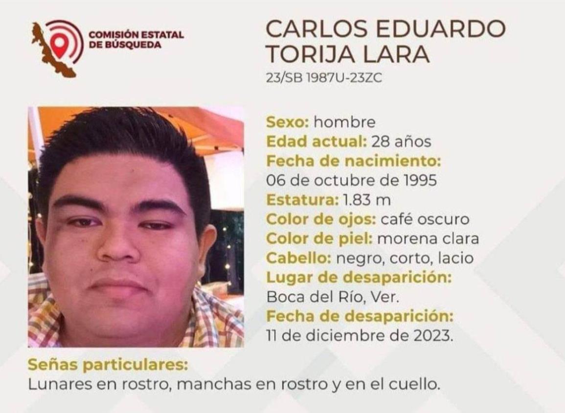 Carlos Eduardo Torija Lara originario de Oluta, casi un año desaparecido; madre clama ayuda