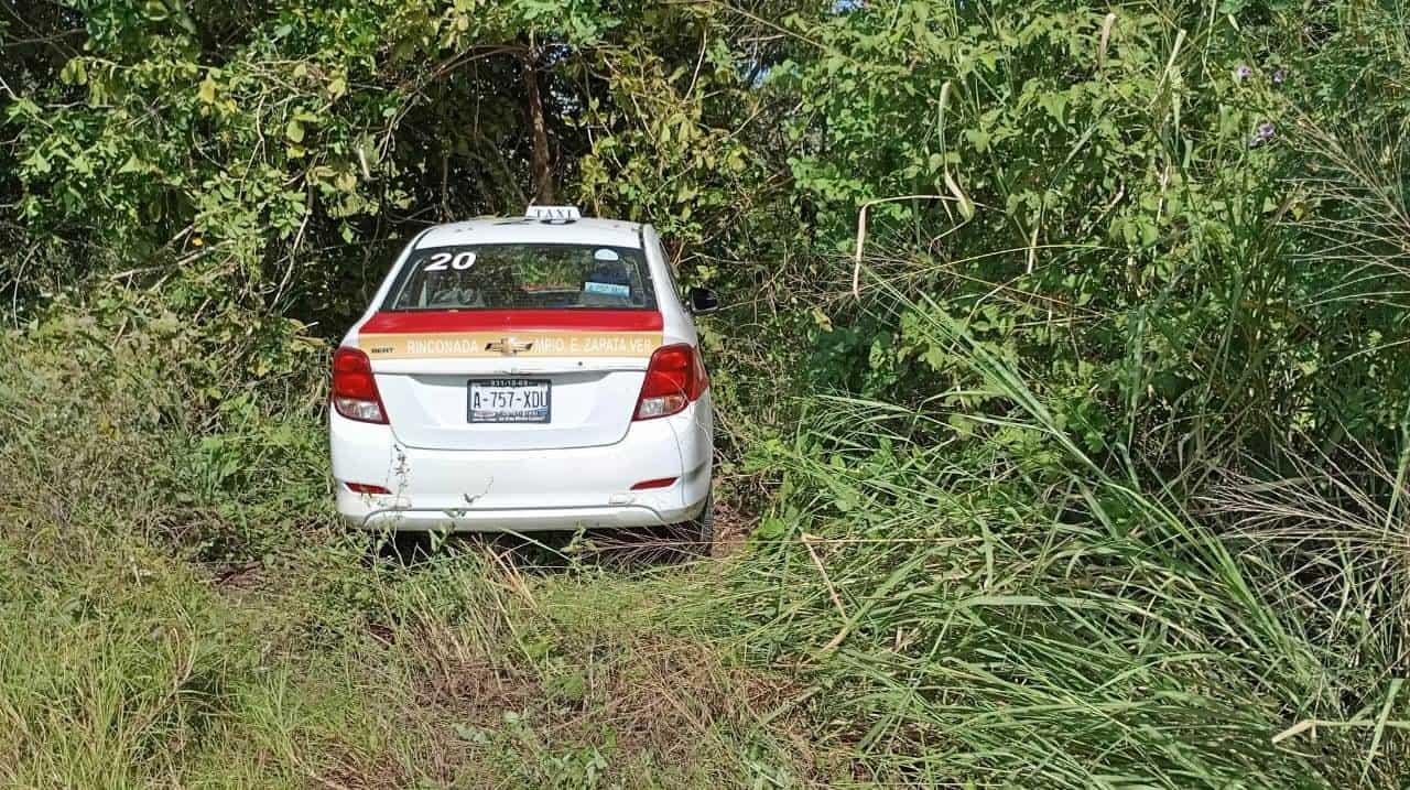 Conductor de taxi se sale de la carretera a Rinconada; iba a exceso de velocidad