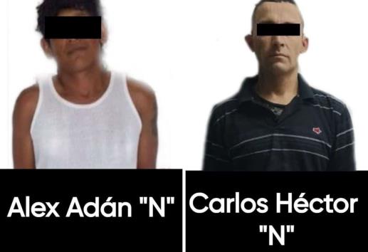 Detiene a dos sujetos con droga en Tuxpan