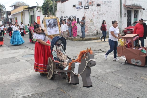 Celebración del 20 de noviembre en Misantla, con desfile lleno de tradición y patriotismo