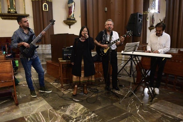 ¡A todo ritmo! Músicos celebran a Santa Cecilia en la Catedral de Xalapa