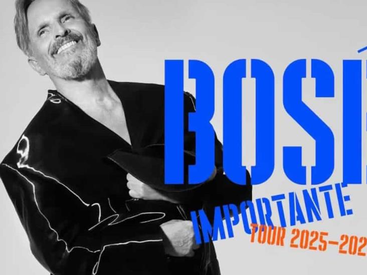 Miguel Bosé en Veracruz, esta es la fecha, lugar y precios de su concierto en Veracruz