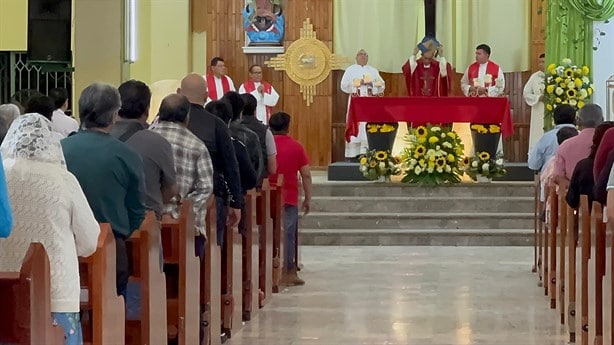 ¡Ya partió! devotos despiden las reliquias de San Judas Tadeo en Poza Rica