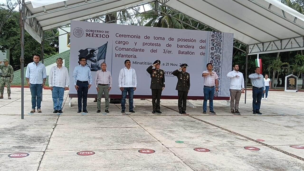 Llega Nuevo Comandante del 3er Batallón de Infantería en Minatitlán