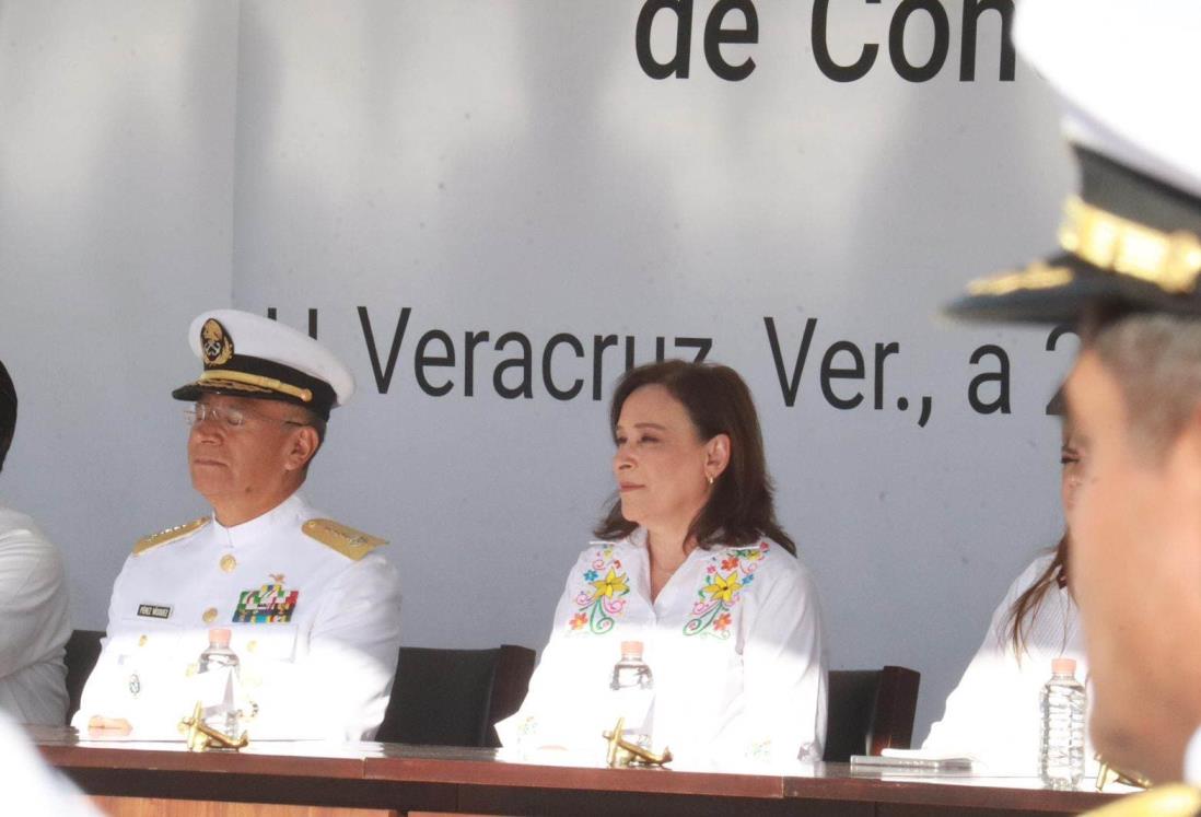 Conmemora Rocío Nahle el Día de la Armada de México