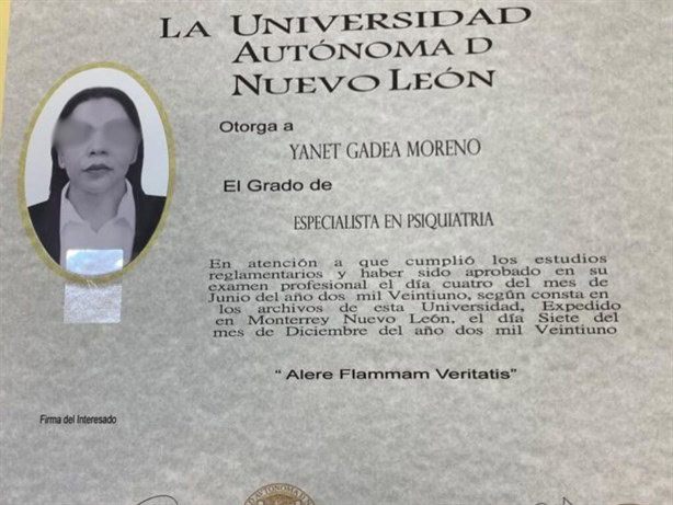 Réplica de Marilyn Cote ahora en Veracruz: falsa psiquiatra engaña a pacientes