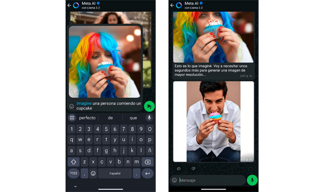 ¡Crea imágenes únicas en WhatsApp con Imagine! Descubre cómo usar esta función de IA