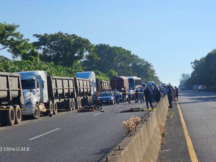 Muere mujer tras accidente de motocicleta en Catemaco