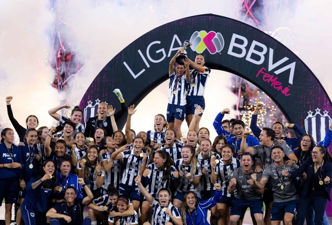 Rayadas, bicampeonas de la Liga Femenil MX