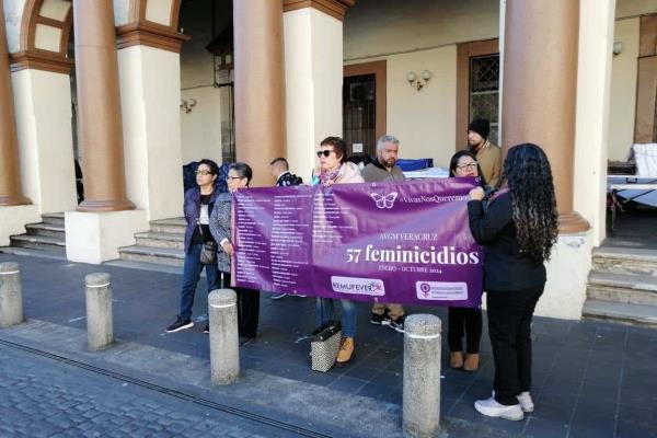 25N: Dan nombre a las víctimas de feminicidios en Veracruz; Van 57 en el año