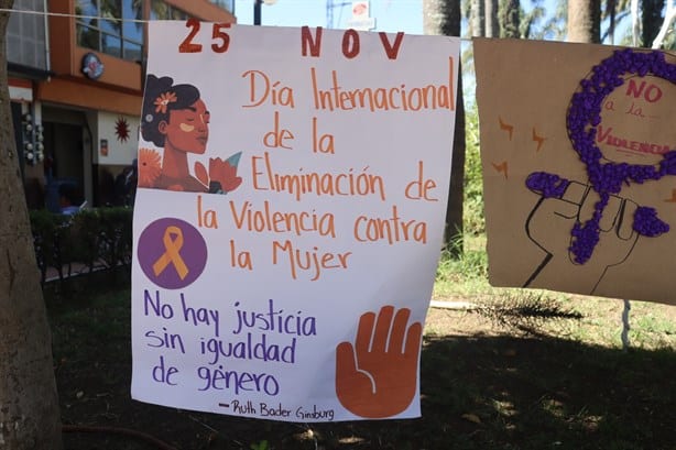 En Mendoza, estudiantes participan en Tendedero por la No Violencia contra la Mujer