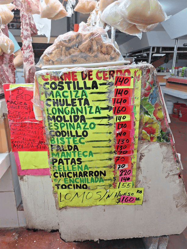 Este es el precio de la carne en los mercados de Veracruz