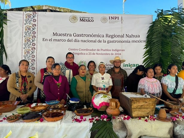 Sabores ancestrales brillan en Muestra Gastronómica Nahua en Zongolica