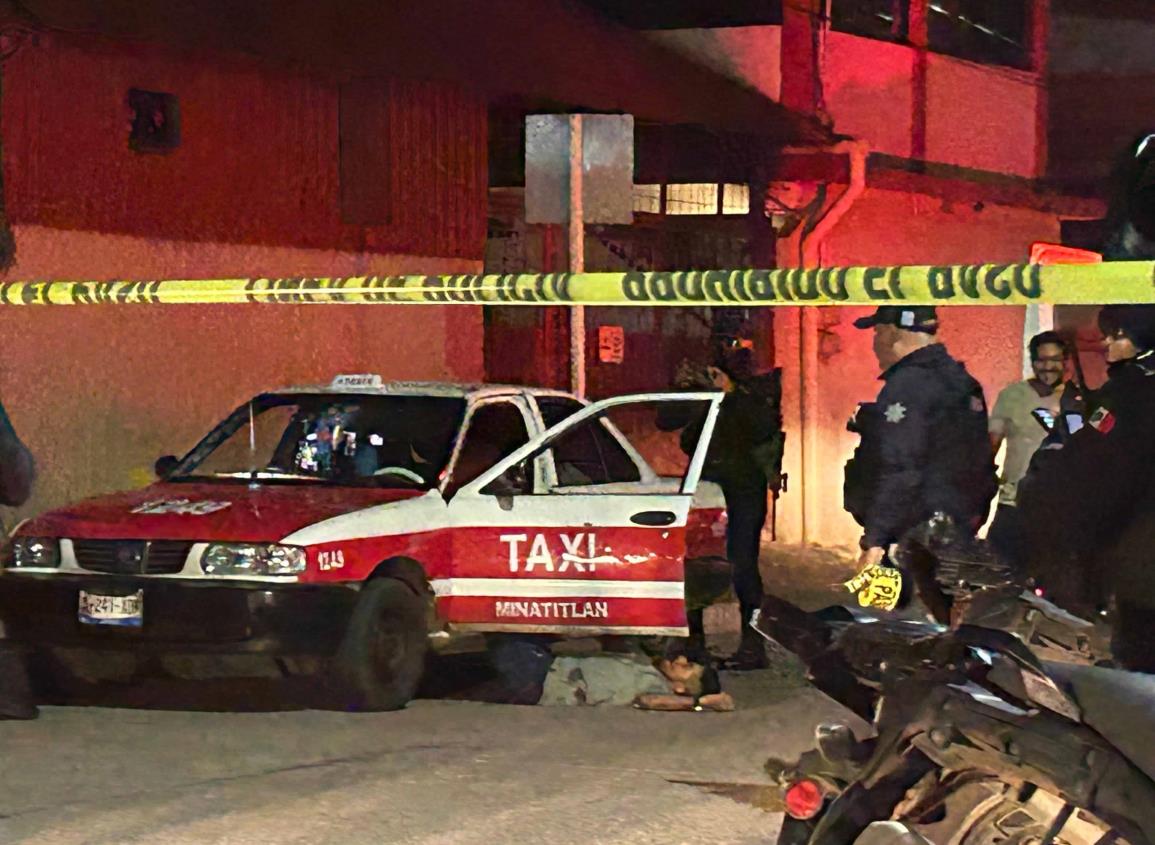 Identifican a sujeto acribillado en Minatitlán mientras intentaba abordar un taxi