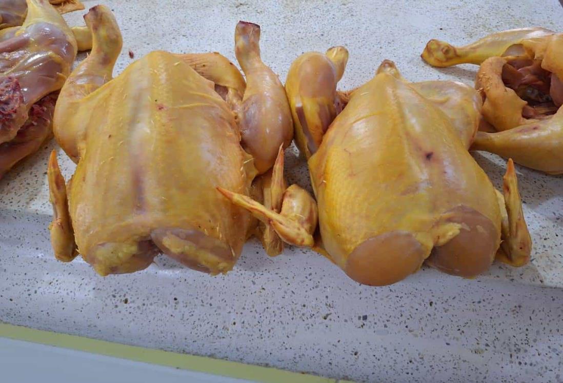 Conoce el precio del pollo en mercado de Veracruz