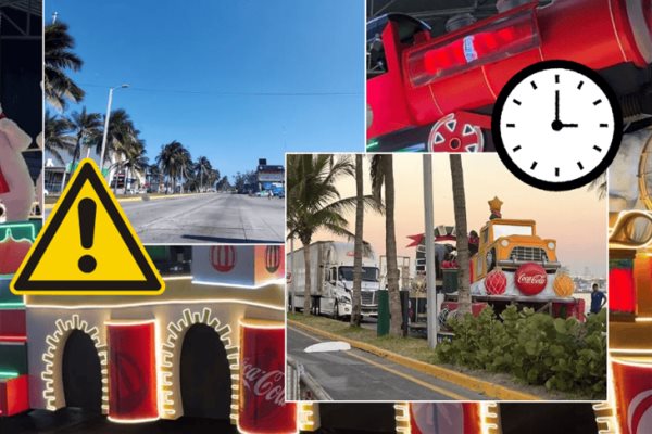 Caravana Coca Cola en Veracruz: ¿a qué hora terminan los cierres viales?