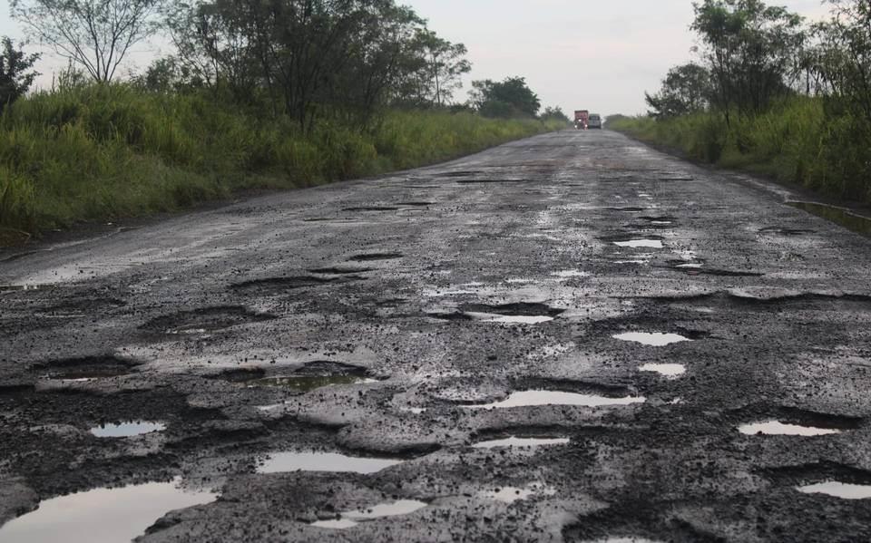 El deterioro de la red carretera de Veracruz