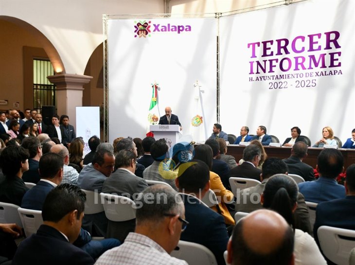 Ricardo Ahued realiza tercer y último informe de labores como alcalde de Xalapa  (+VIDEO)