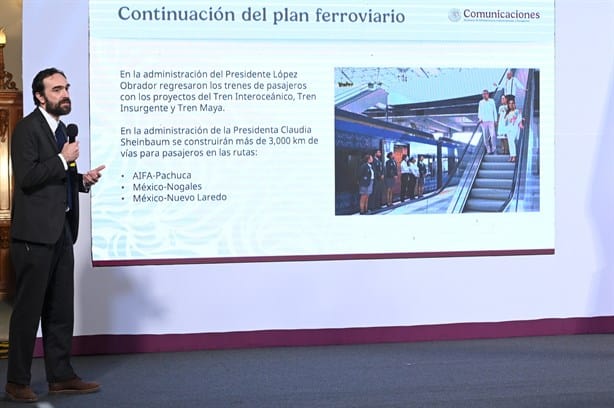 Sheinbaum presenta proyectos ferroviarios prioritarios  de su administración