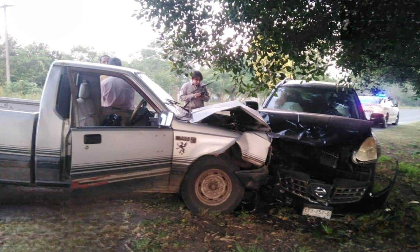 Aparatoso accidente deja dos lesionados en la carretera de Tierra Blanca