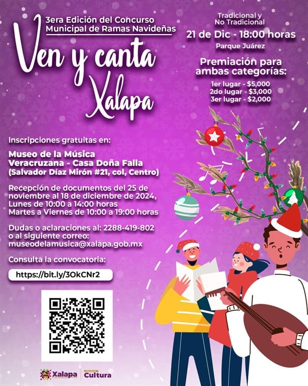 ¿Estás listo?, habrá concurso municipal de ramas navideñas en Xalapa, checa detalles