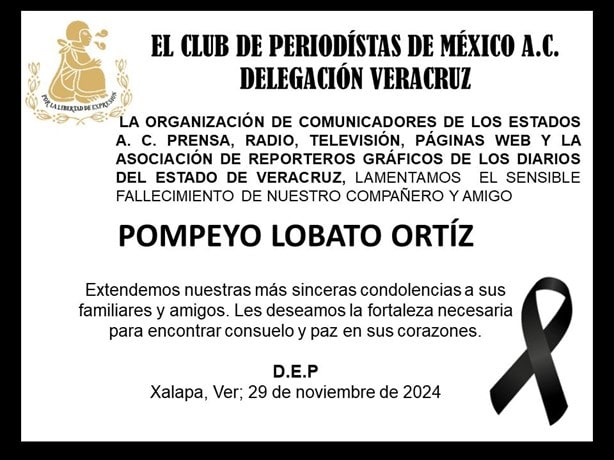 Fallece el periodista Pompeyo Lobato Ortiz mientras conducía en Juan Rodríguez Clara