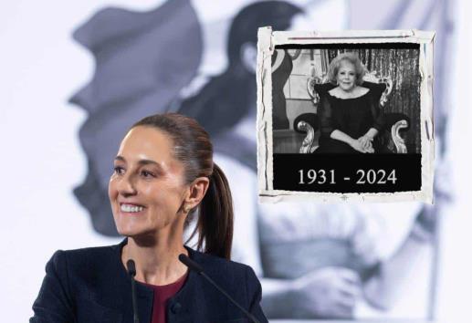 En mañanera, Claudia Sheinbaum ofrece homenaje a Silvia Pinal